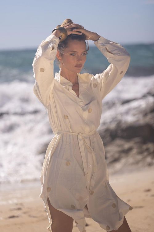 Handgefertigtes Seiden-Hemdblusen-Kleid 