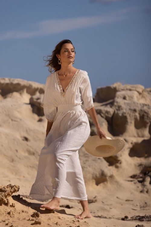 Handgefertigtes Baumwollkleid 